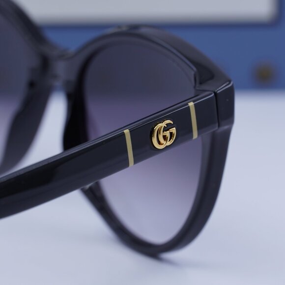 Gucci GG0631S 001 Round Sunglasses - Black\Grey Gradient - Picture 6 of 10